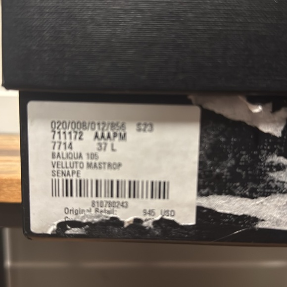 Saint Laurent Paris Velluto MASTROP WOMENS STILETTO size 7 - Picture 6 of 7